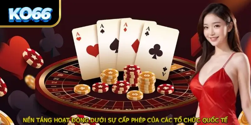 Nền tảng hoạt động dưới sự cấp phép của các tổ chức quốc tế